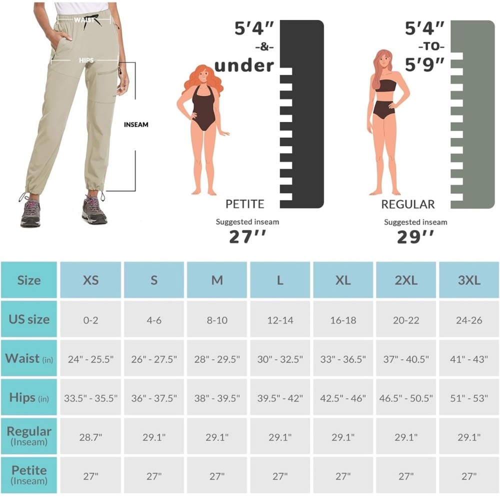Women’s Hiking Pants NWT - Picture 4 of 4
